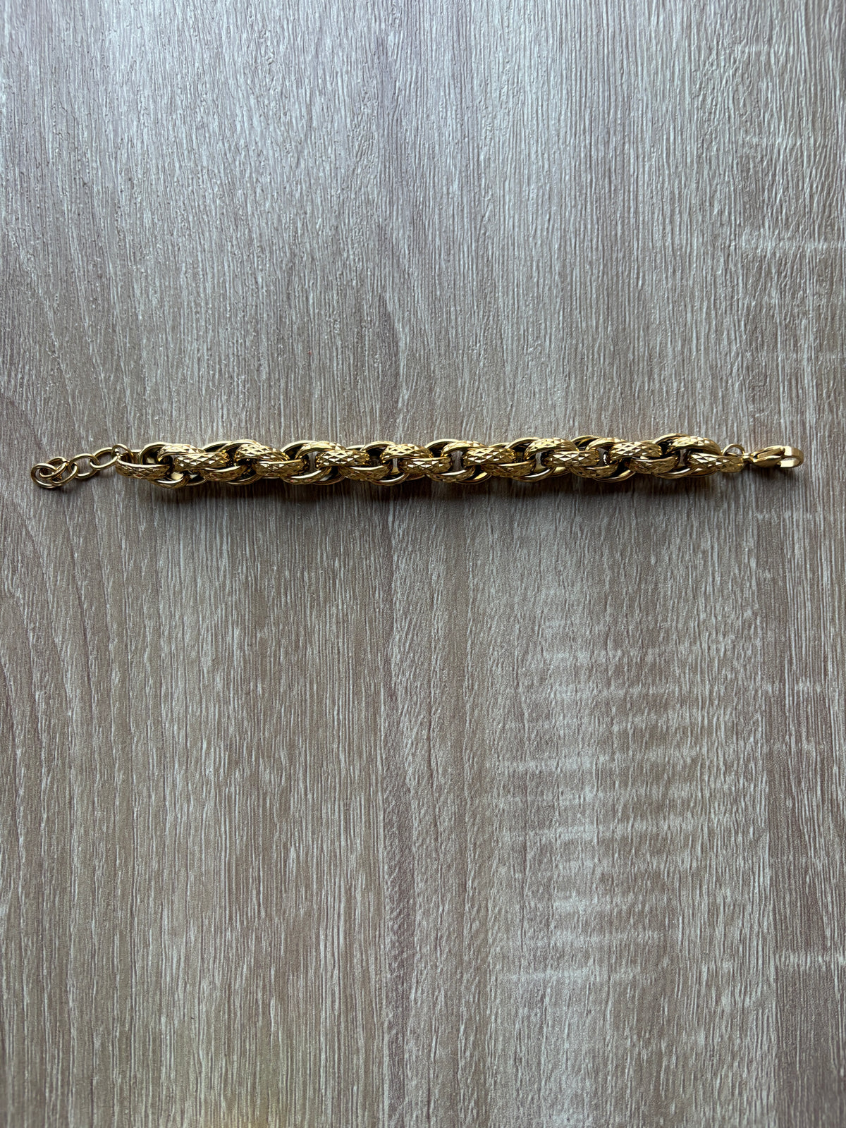 Bracciale chunky gold