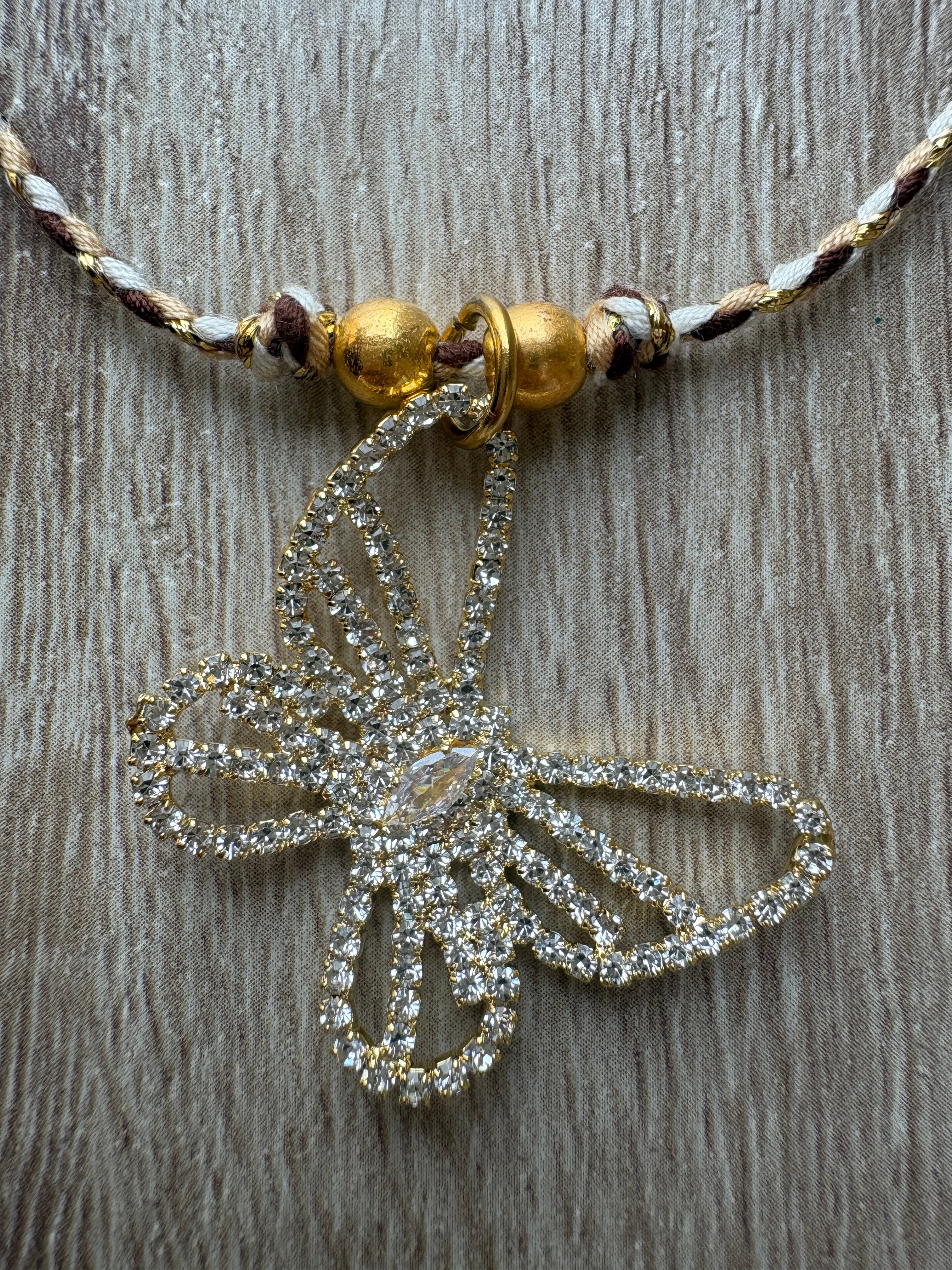 Collana girocollo butterfly