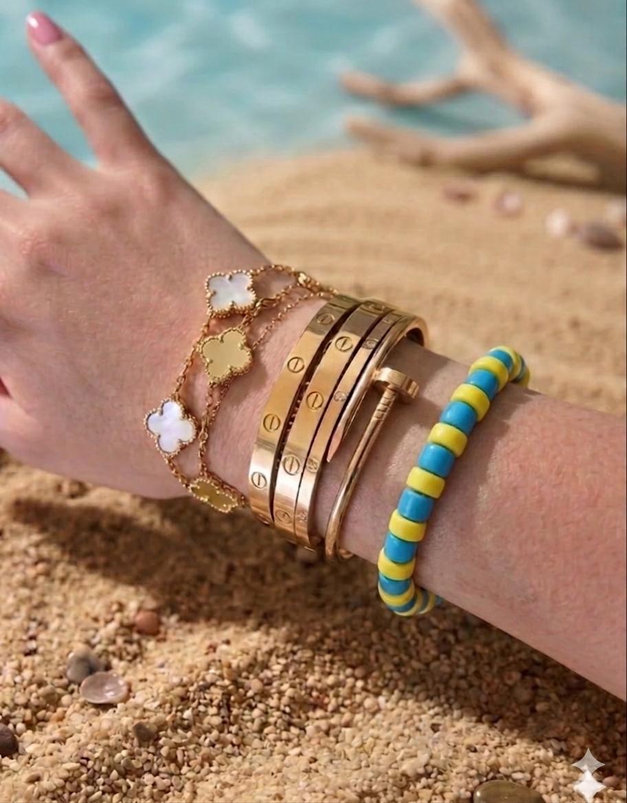 Bracciale Beads in resina