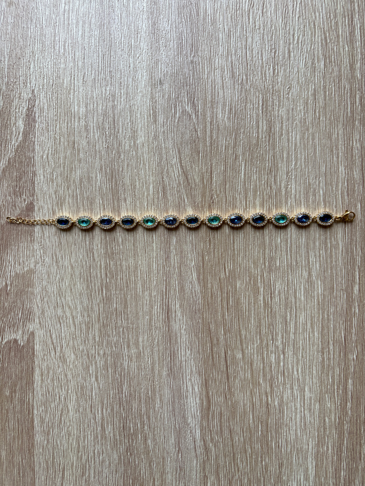 Bracciale tennis multicolor