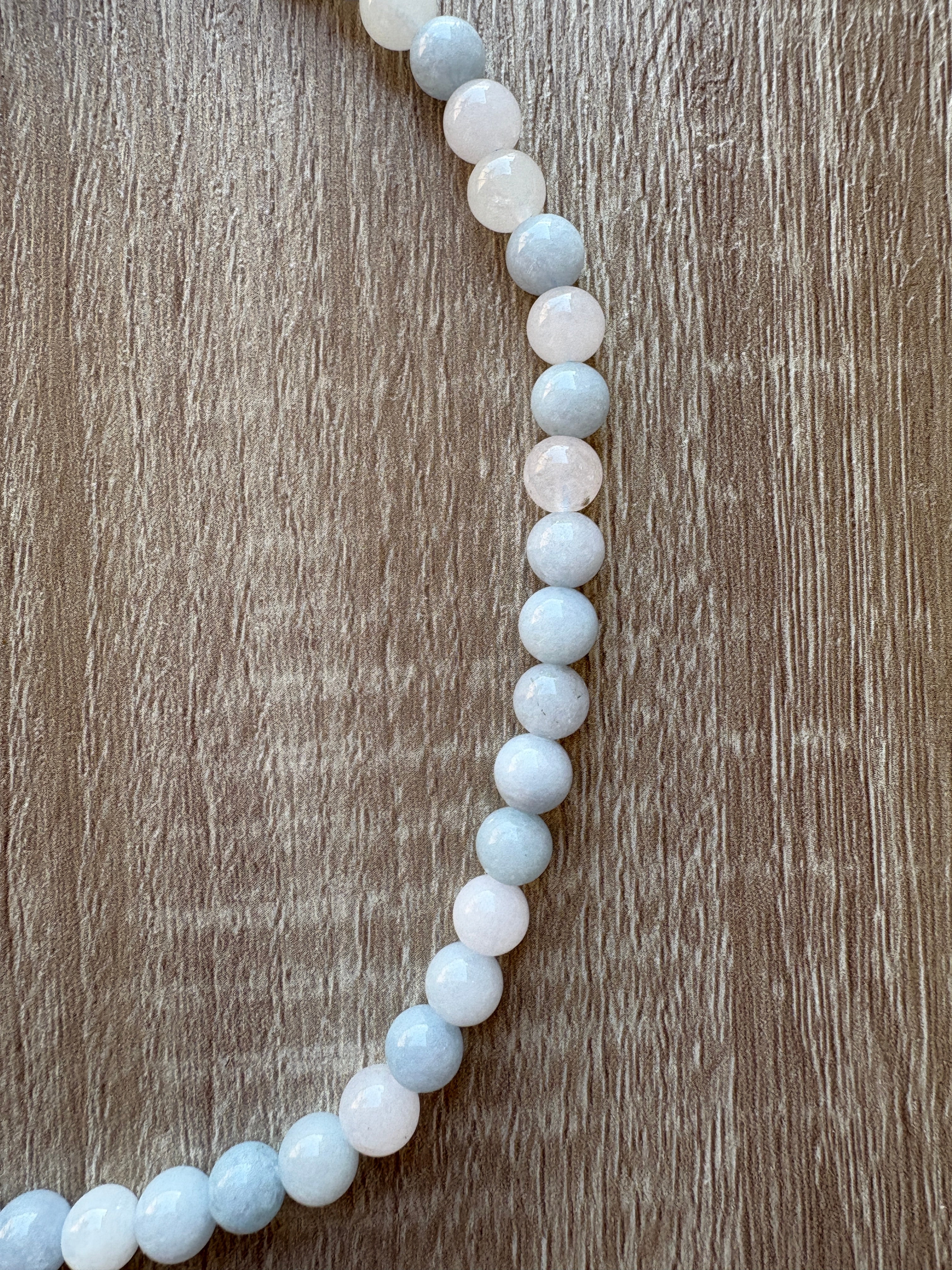 Collana calcedonio e Agata
