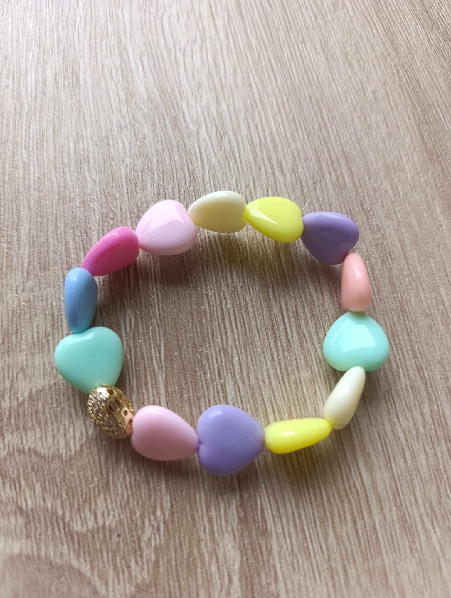 Bracciale cuori resina limited edition