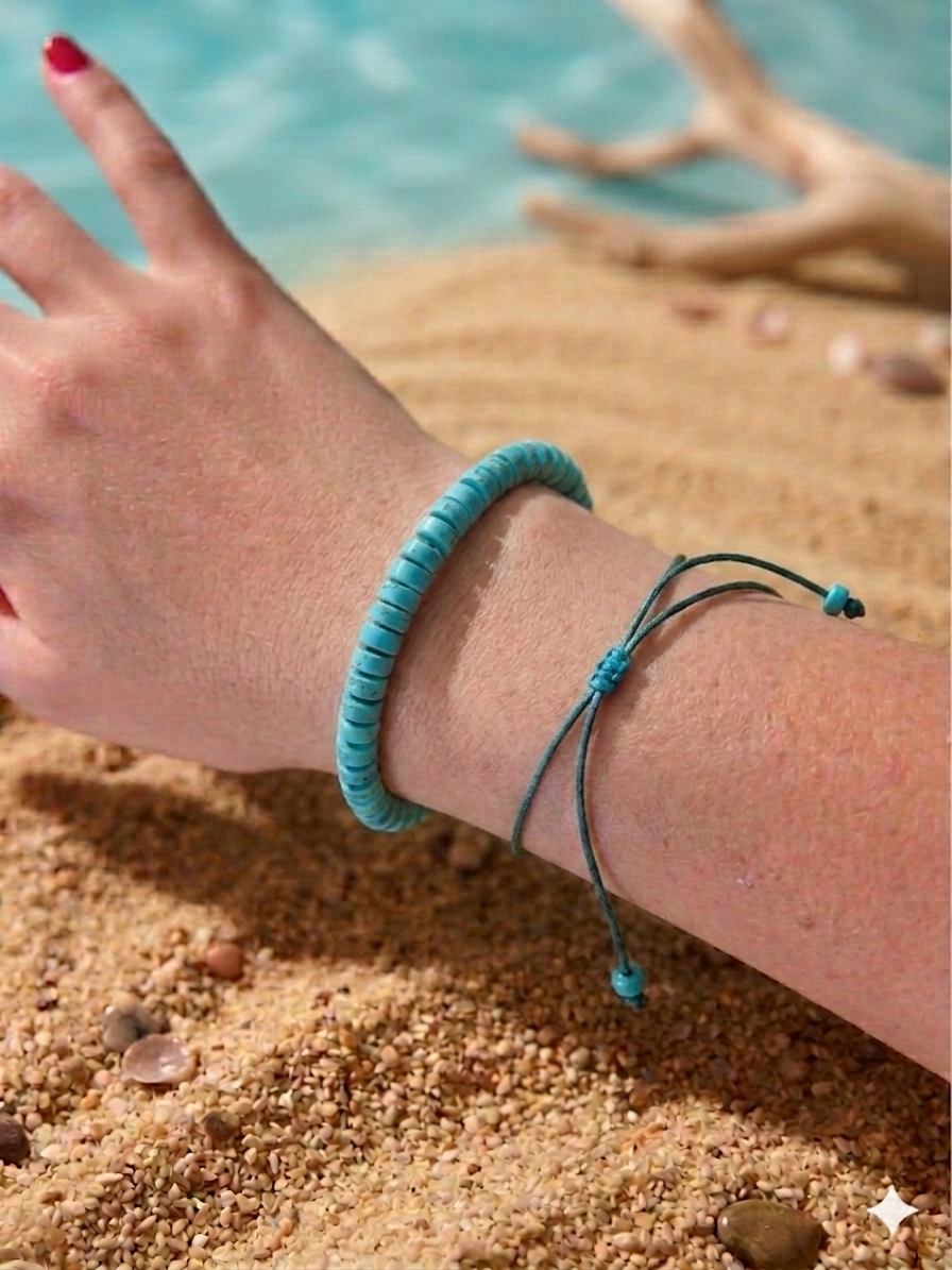 Bracciale beads colorati