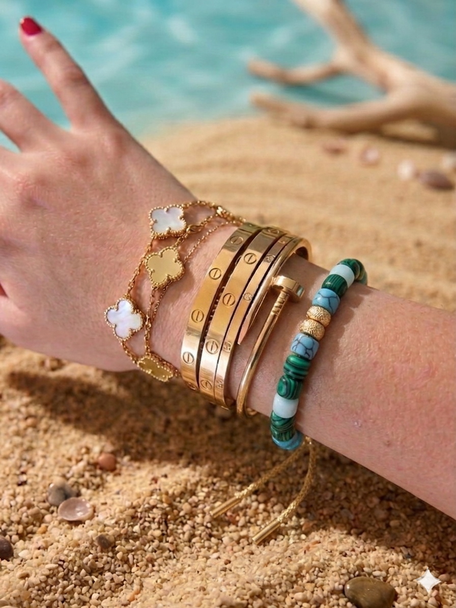 Bracciale beads colorati