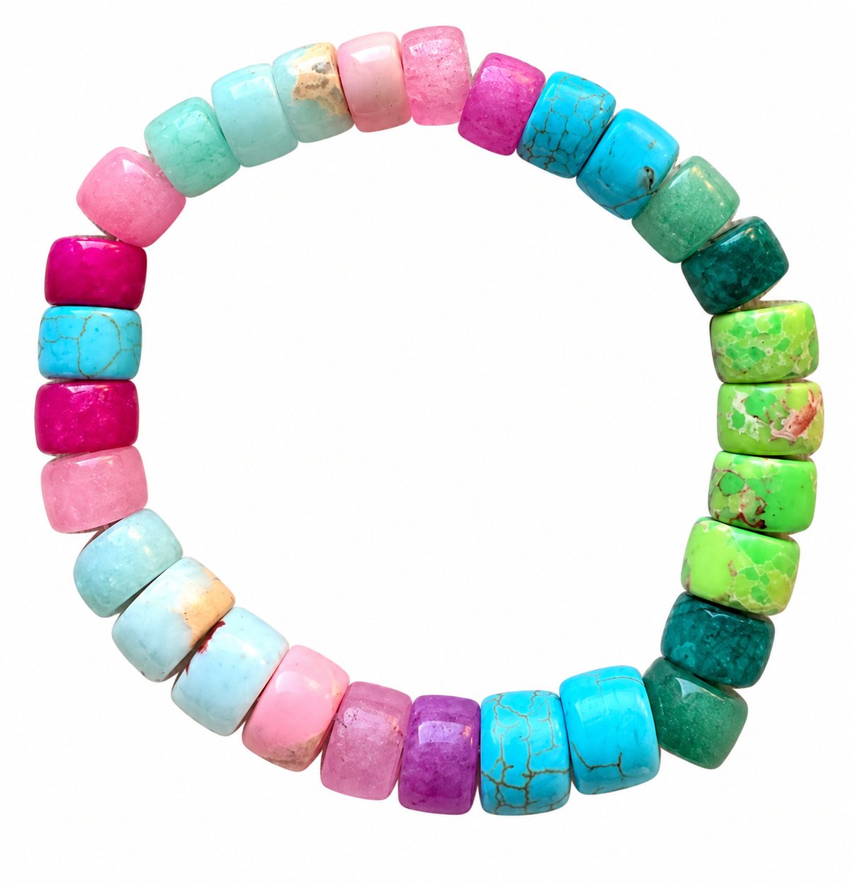 Bracciale beads elastico