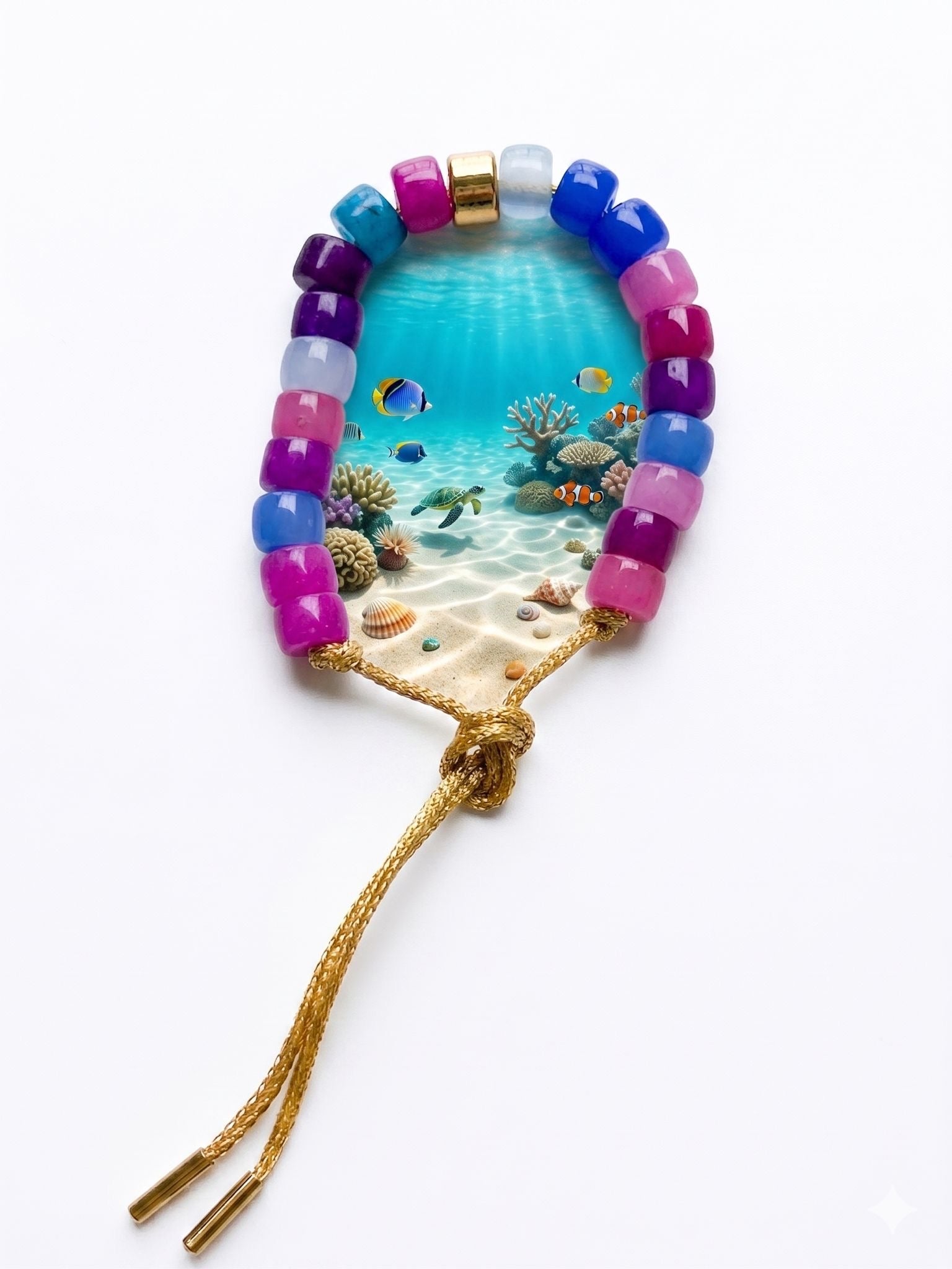 Bracciale beads colorati