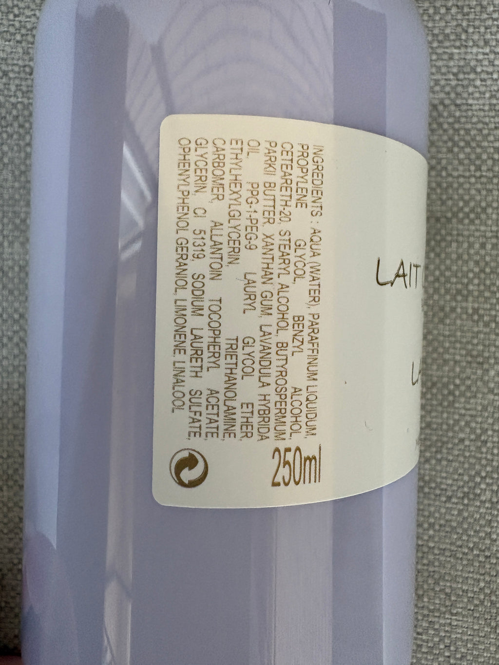 Latte corpo lavanda provenzale