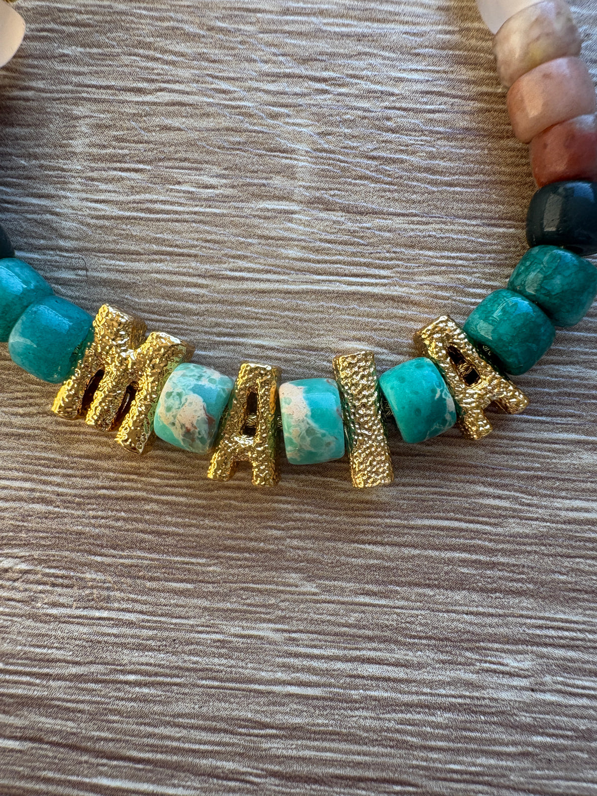Bracciale beads con nome