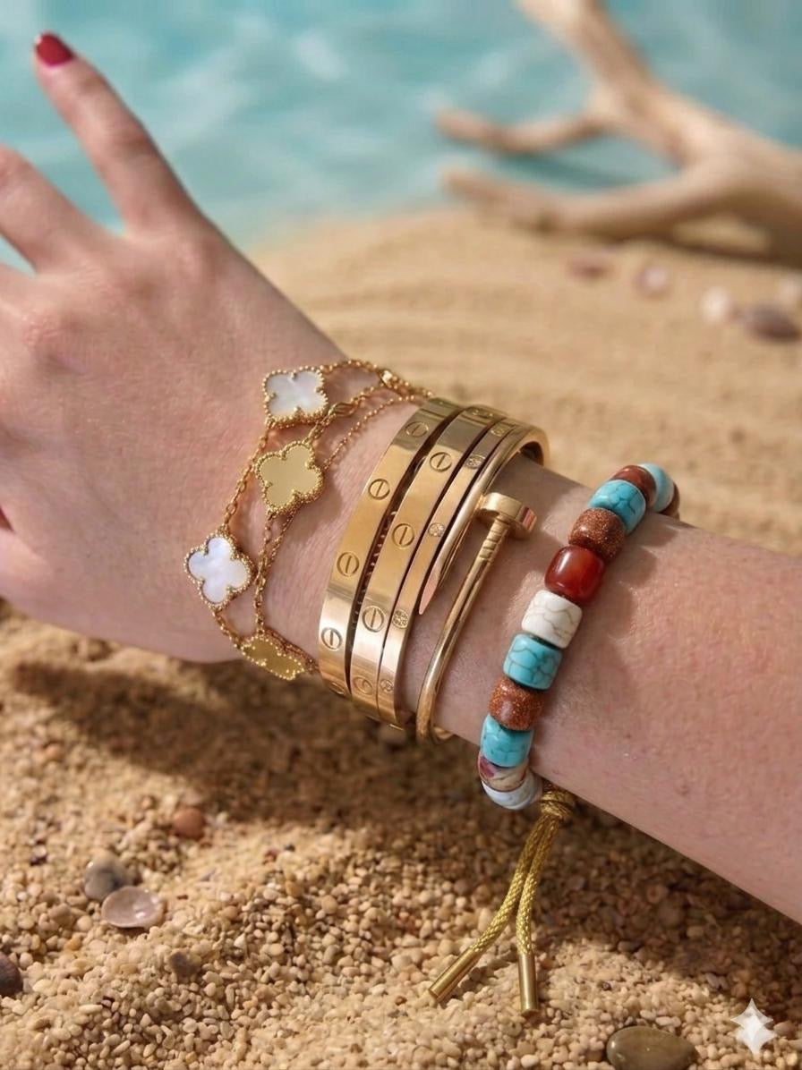 Bracciale beads colorati