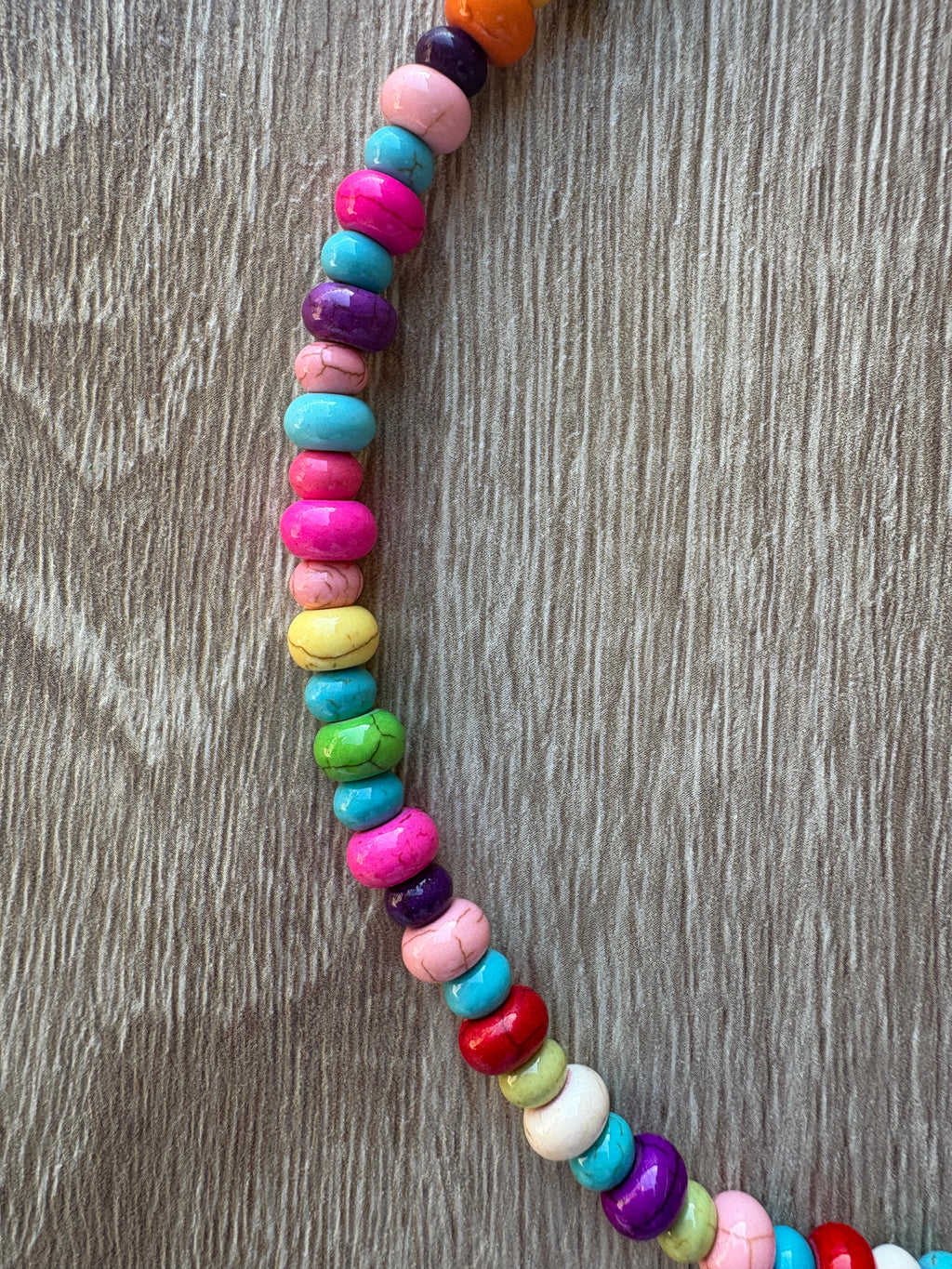 Collana beads fluo