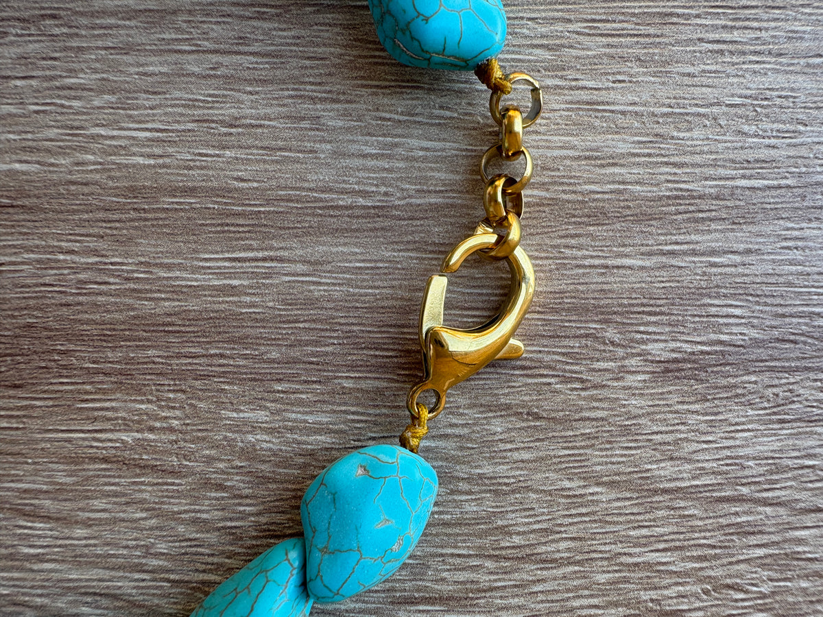Collana maxi tourquise