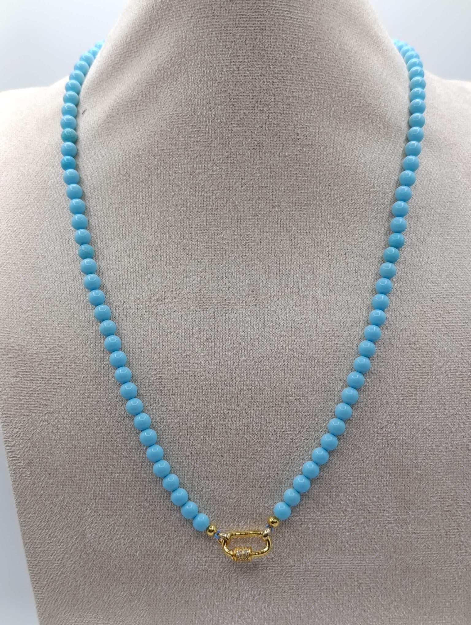 Collana con moschettone