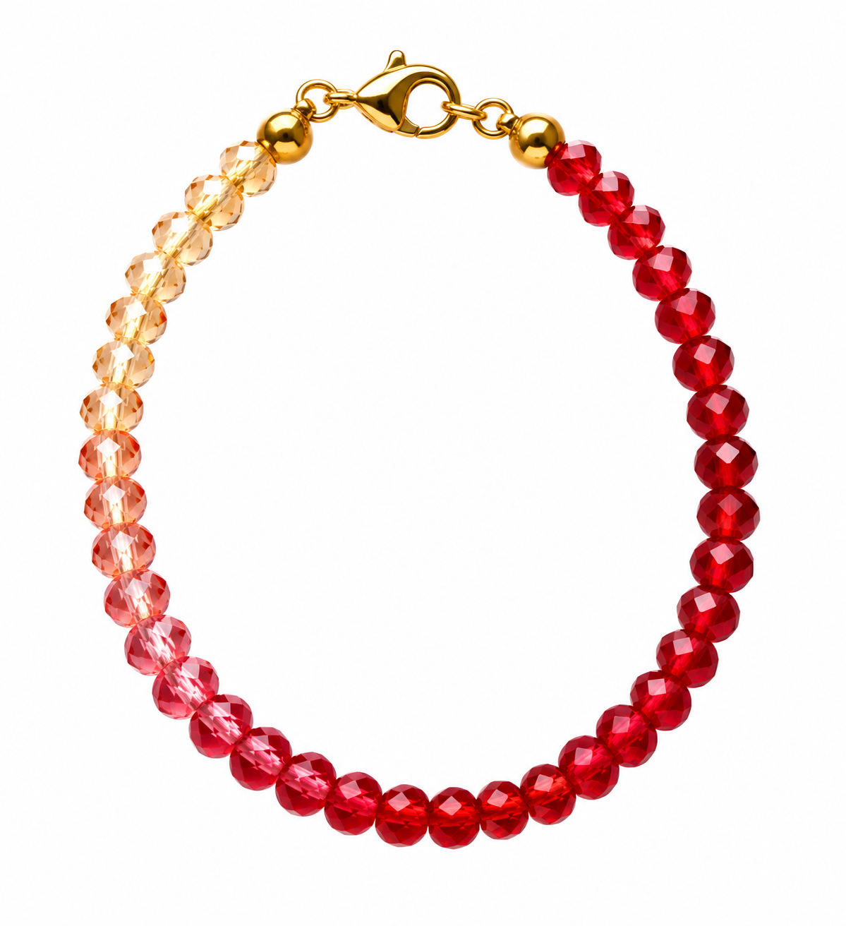 Bracciale cristalli sfumature arcobaleno