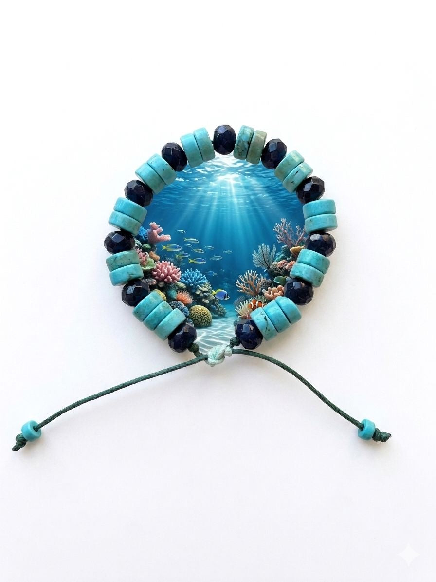 Bracciale beads colorati