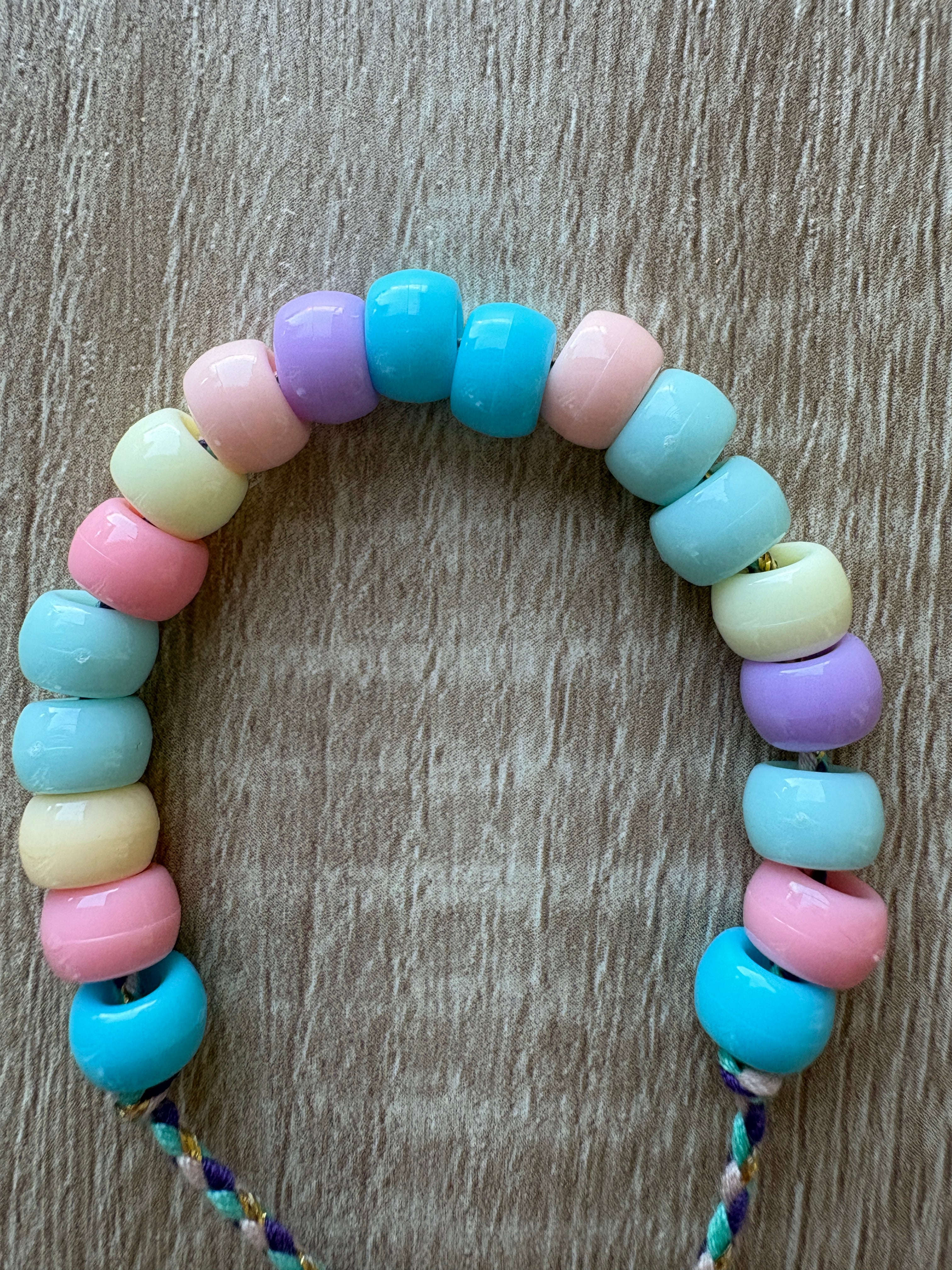 Bracciale beads maxi perline