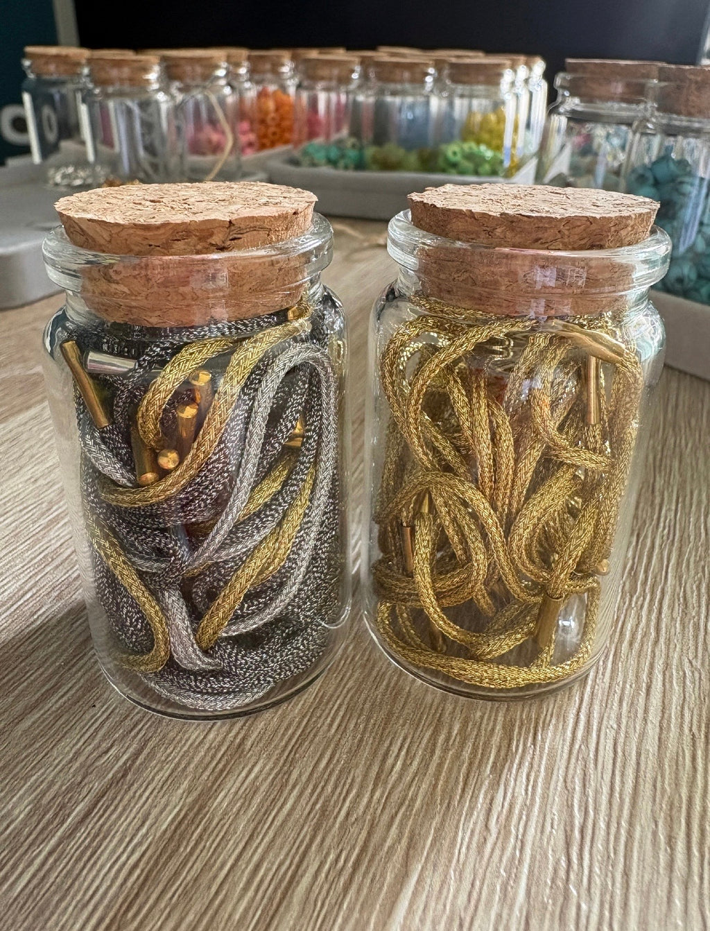 Cavigliera beads colorati personalizzata