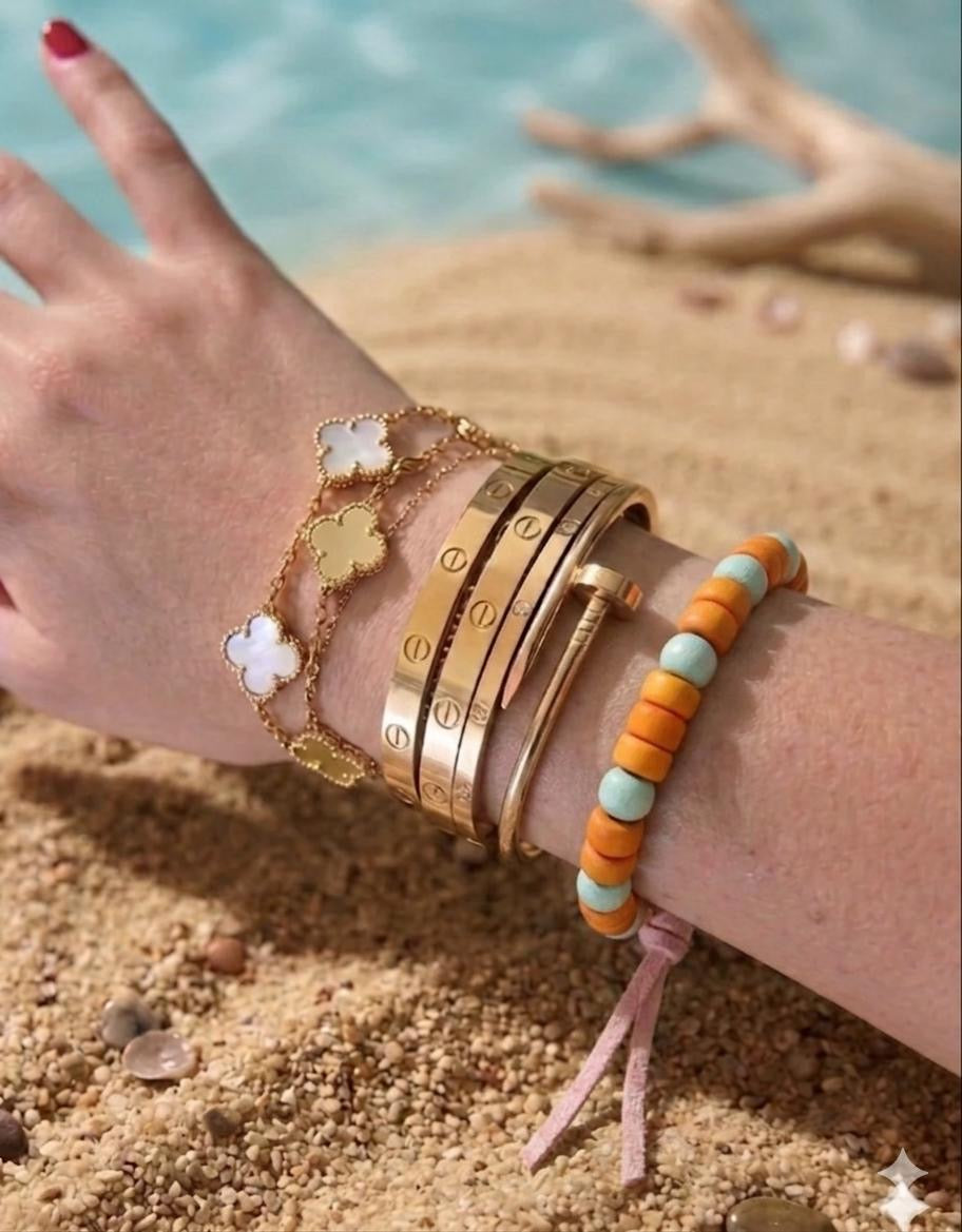 Bracciale Beads in resina