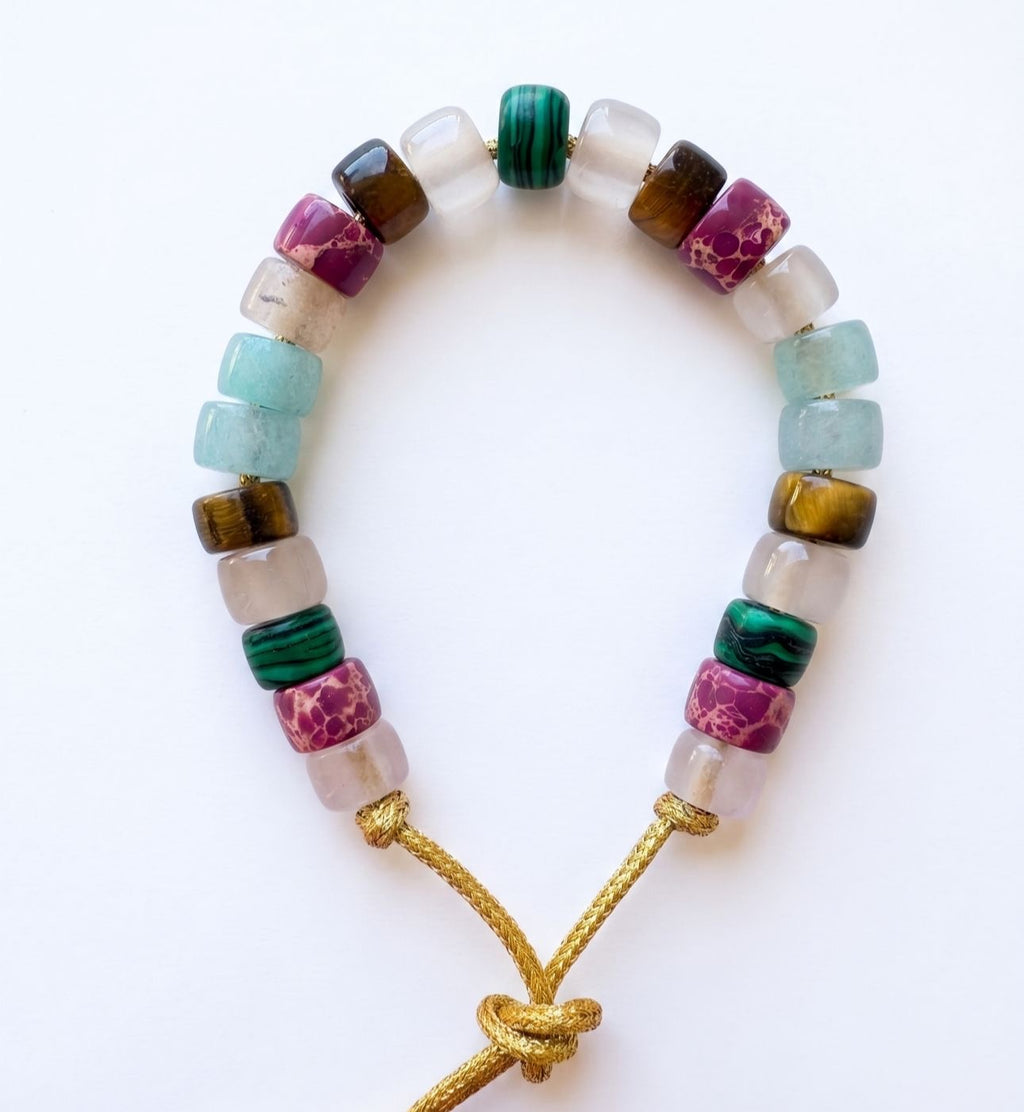 Bracciale beads colorati
