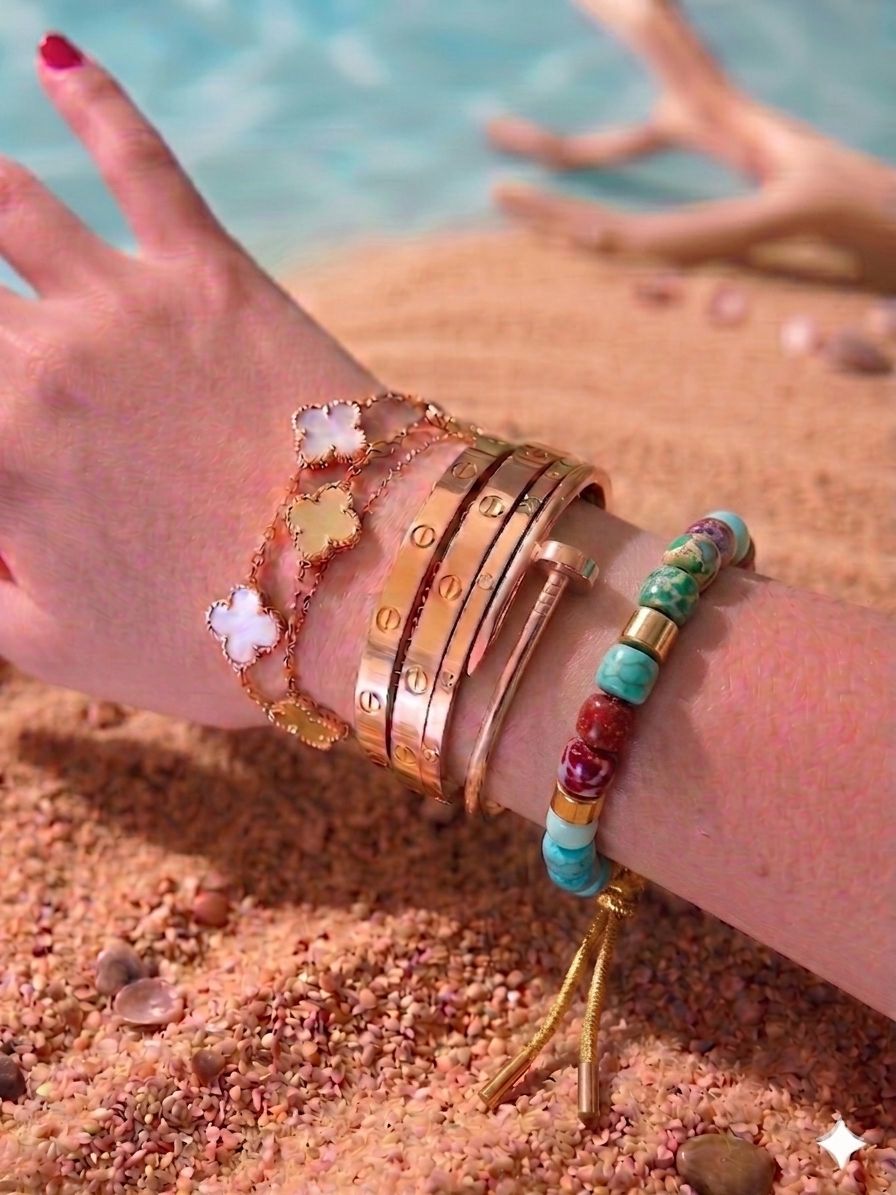 Bracciale beads colorati