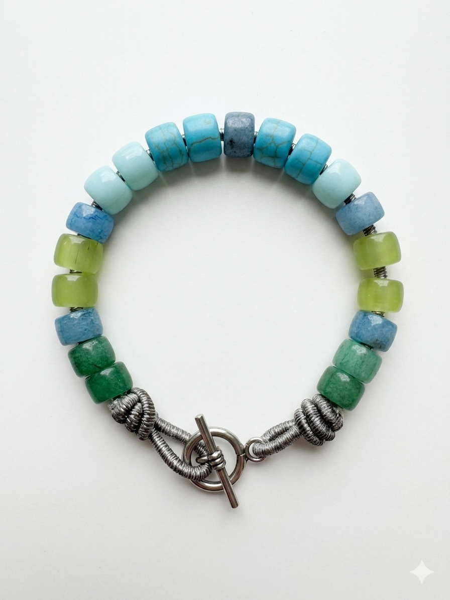 Bracciale beads colorati