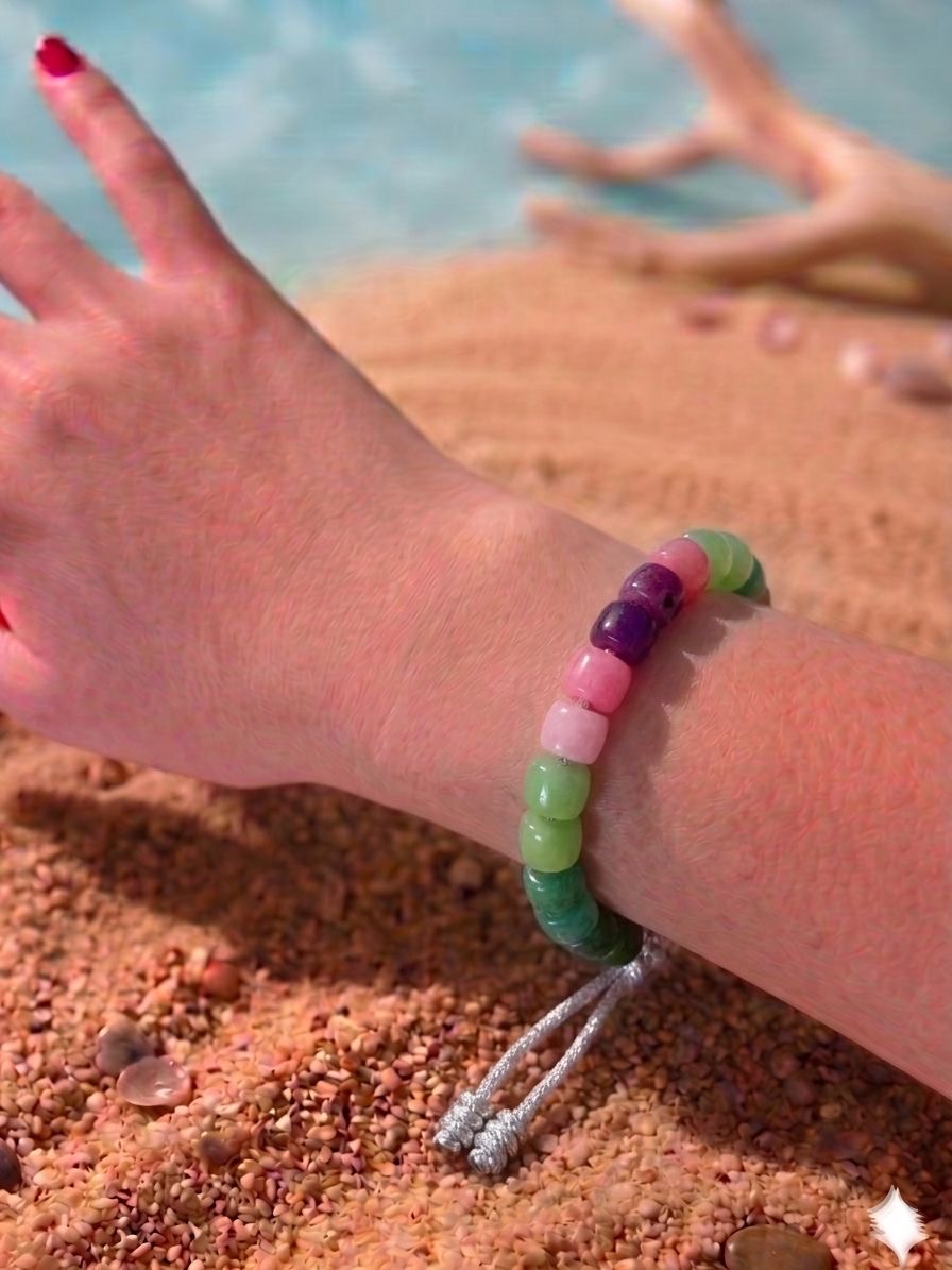 Bracciale beads colorati