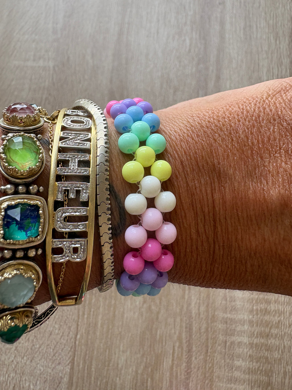 Bracciale intrecciato a mano