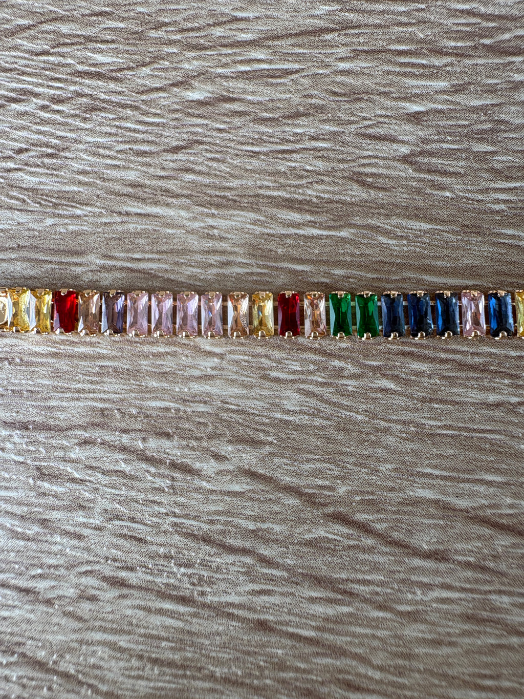Bracciale tennis multicolor