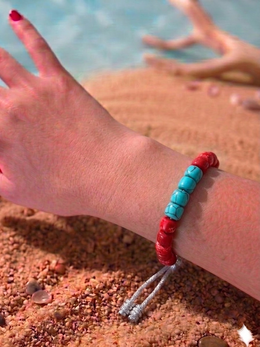 Bracciale beads colorati