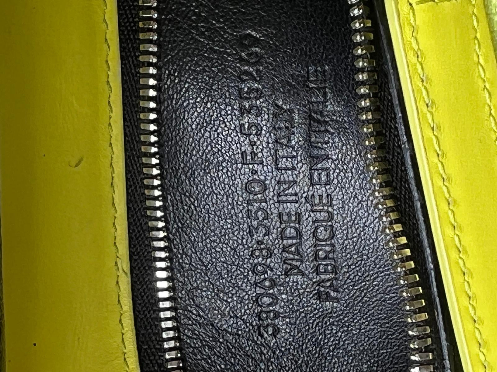 Balenciaga cable tote yellow