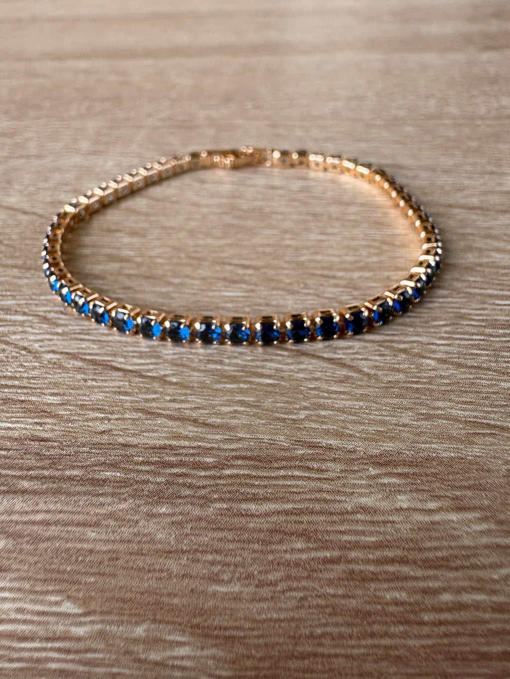 Bracciale tennis blu