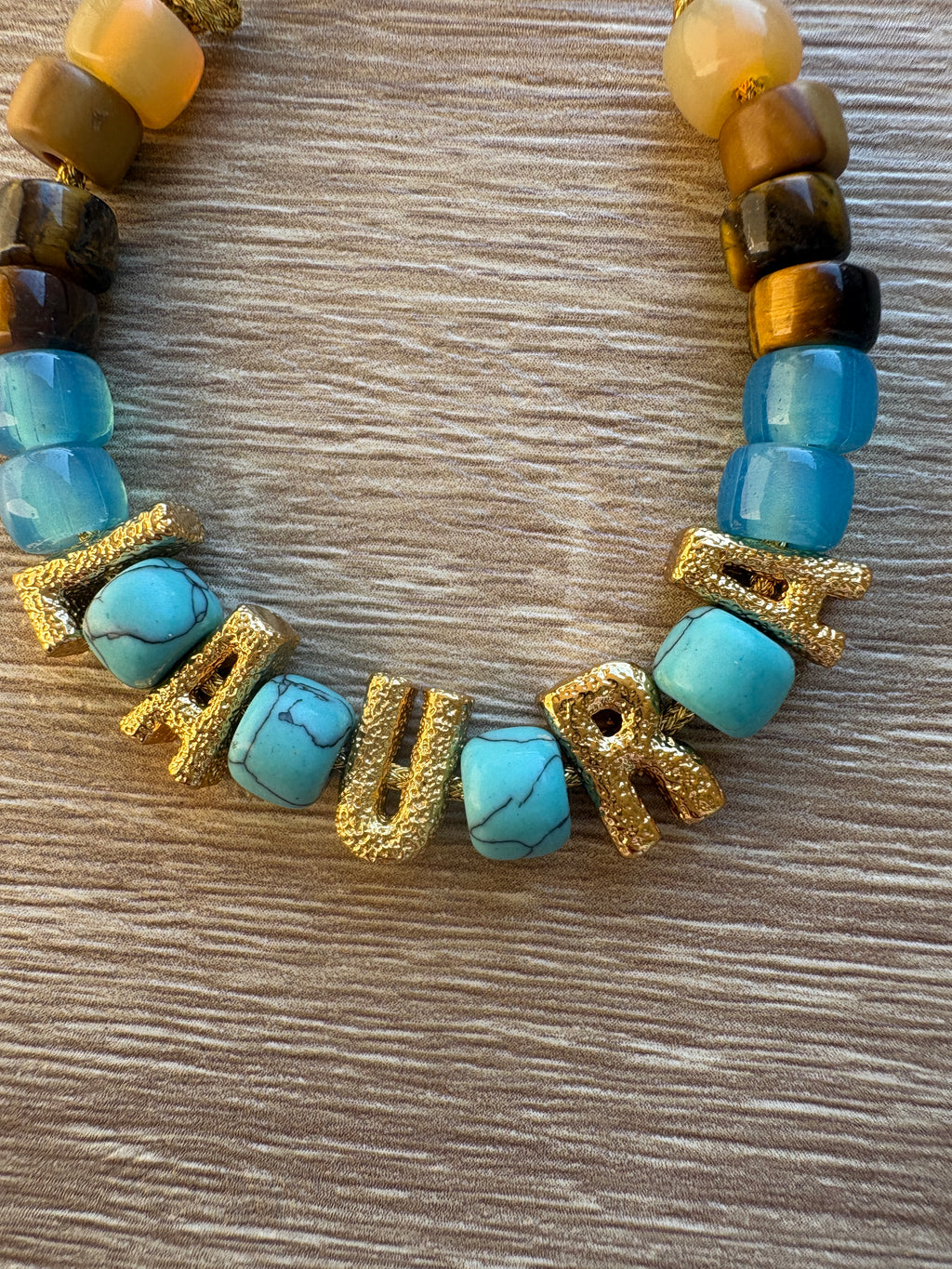 Bracciale beads con nome