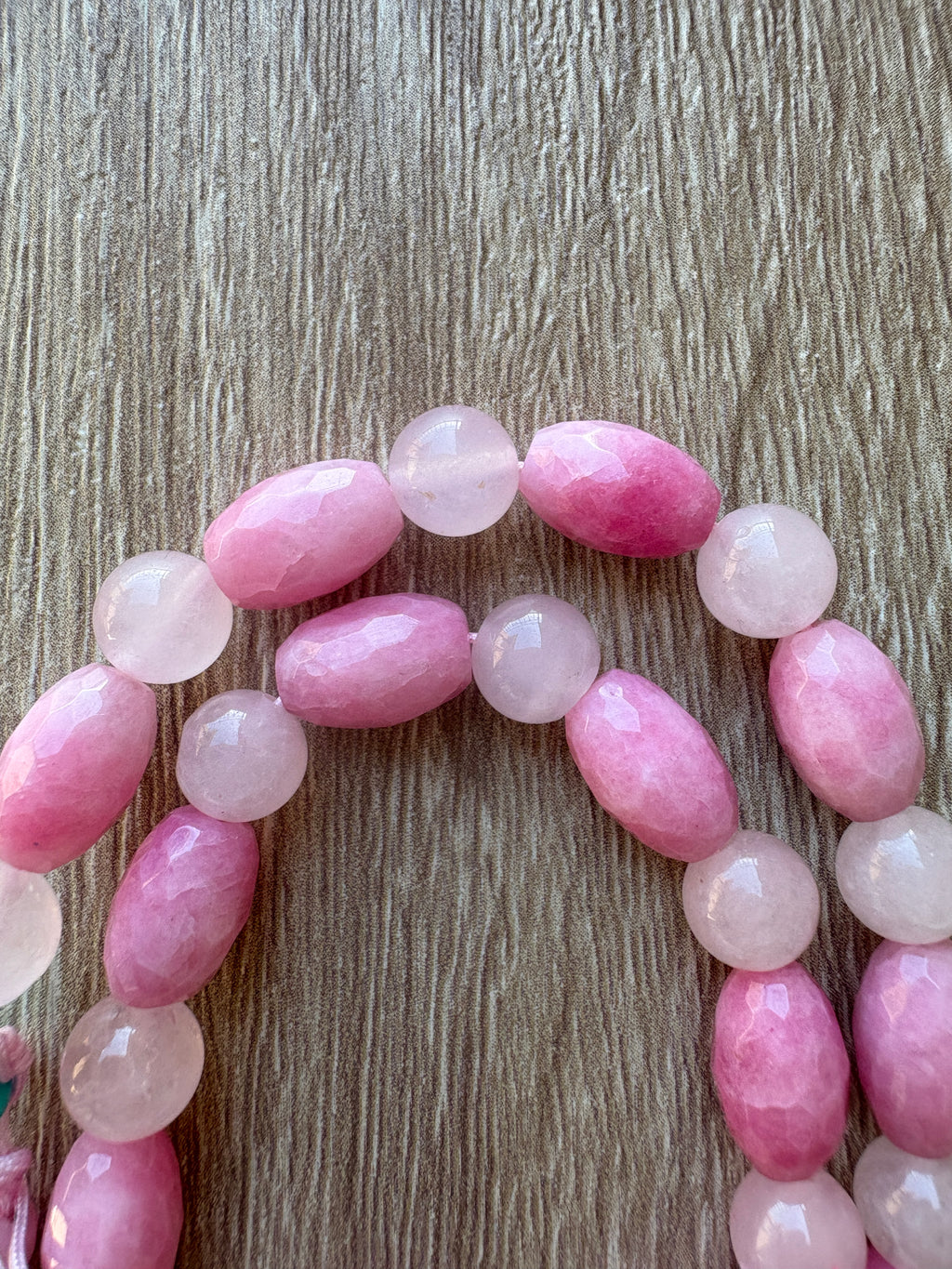 Bracciale doppio in Agata e conchiglie