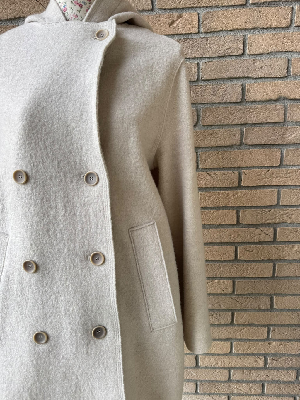 Cappotto Oska  color panna
