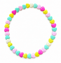 Collana cuori resina medi special colours