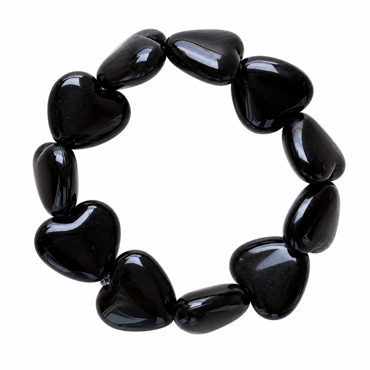Bracciale maxi cuori
