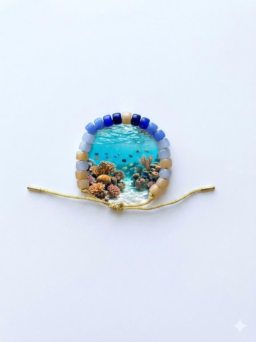 Bracciale beads colorati