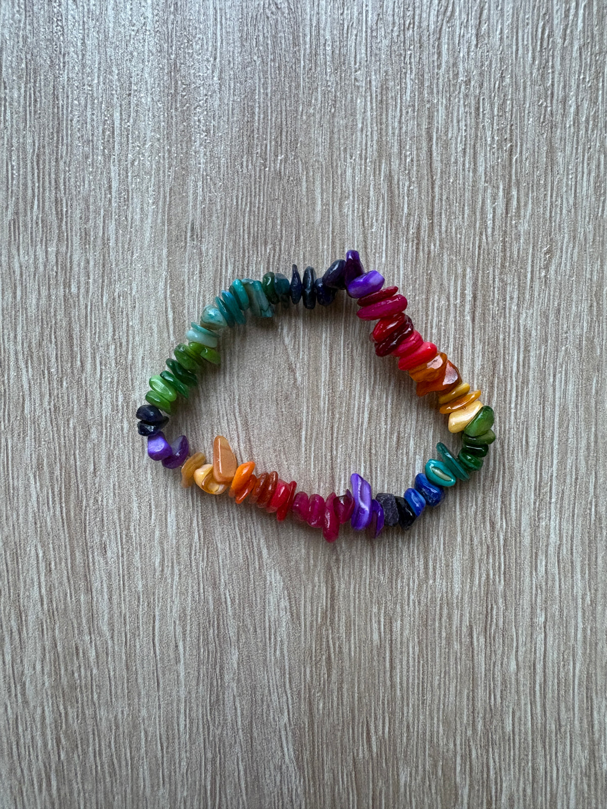 Bracciale scaglie madreperla arcobaleno