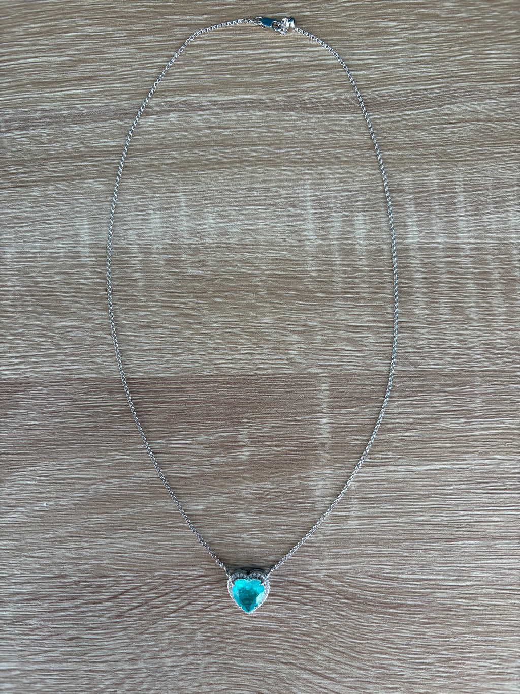 Collana cuore paraiba
