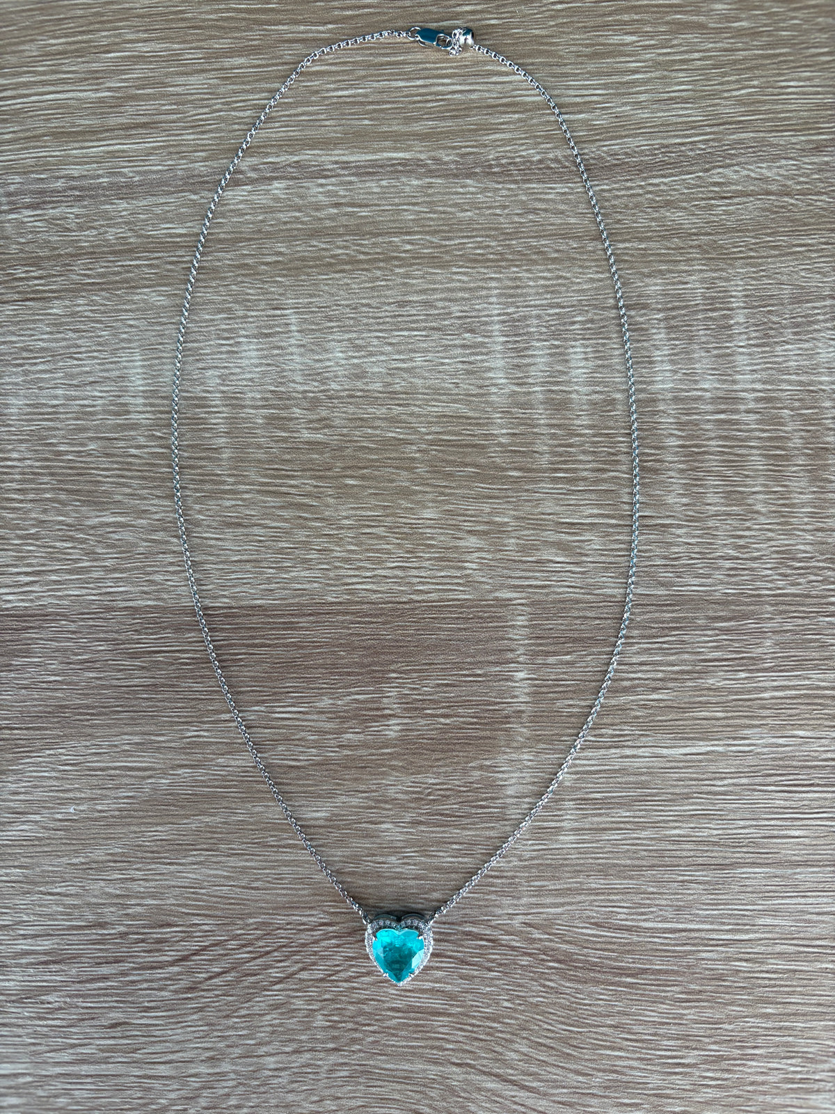Collana cuore paraiba