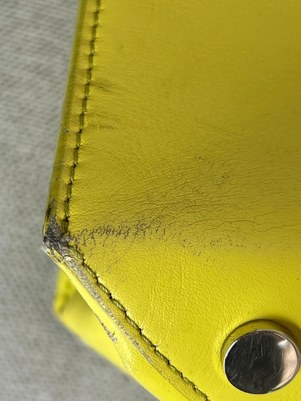 Balenciaga cable tote yellow
