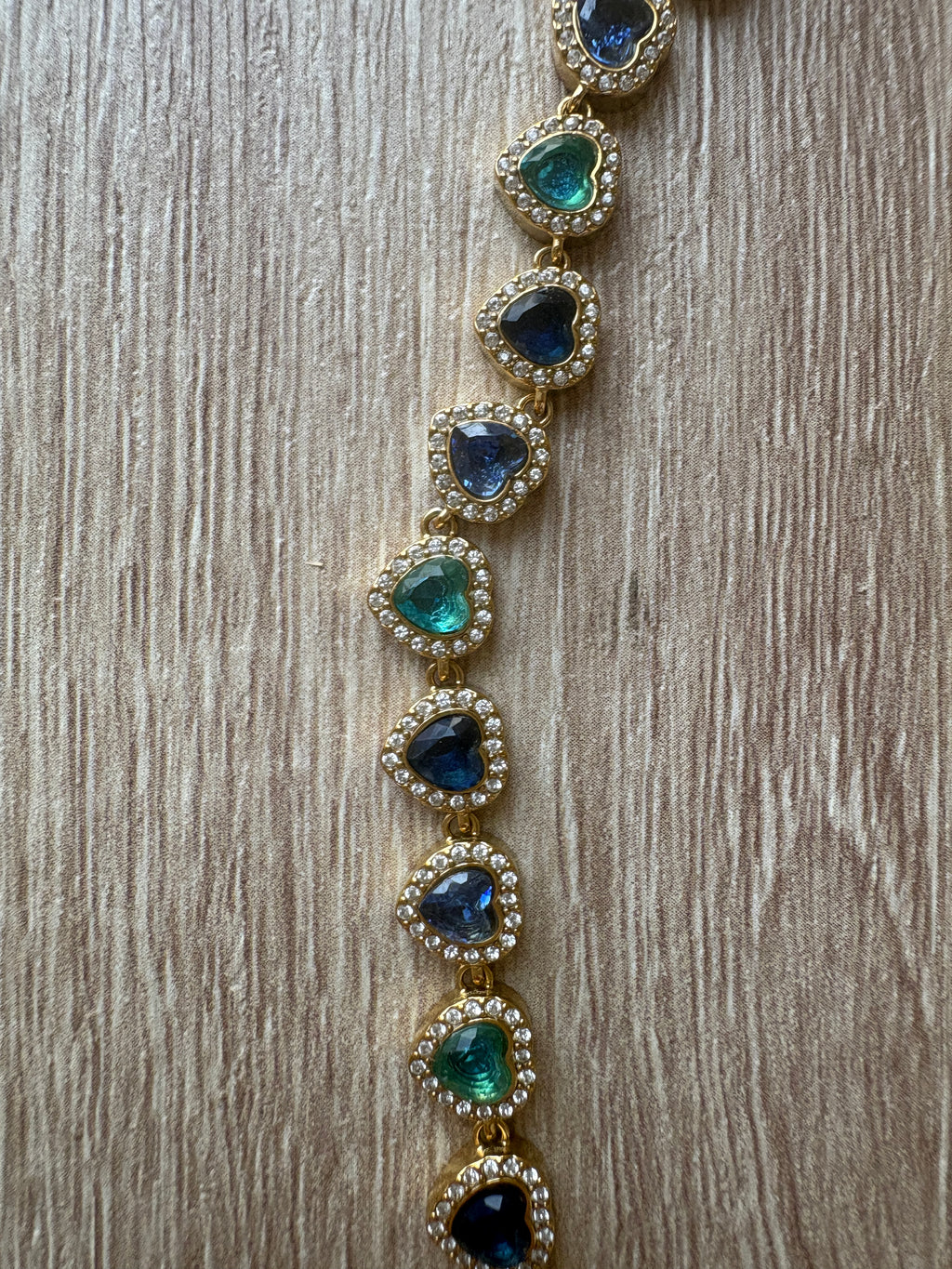 Collana blu heart