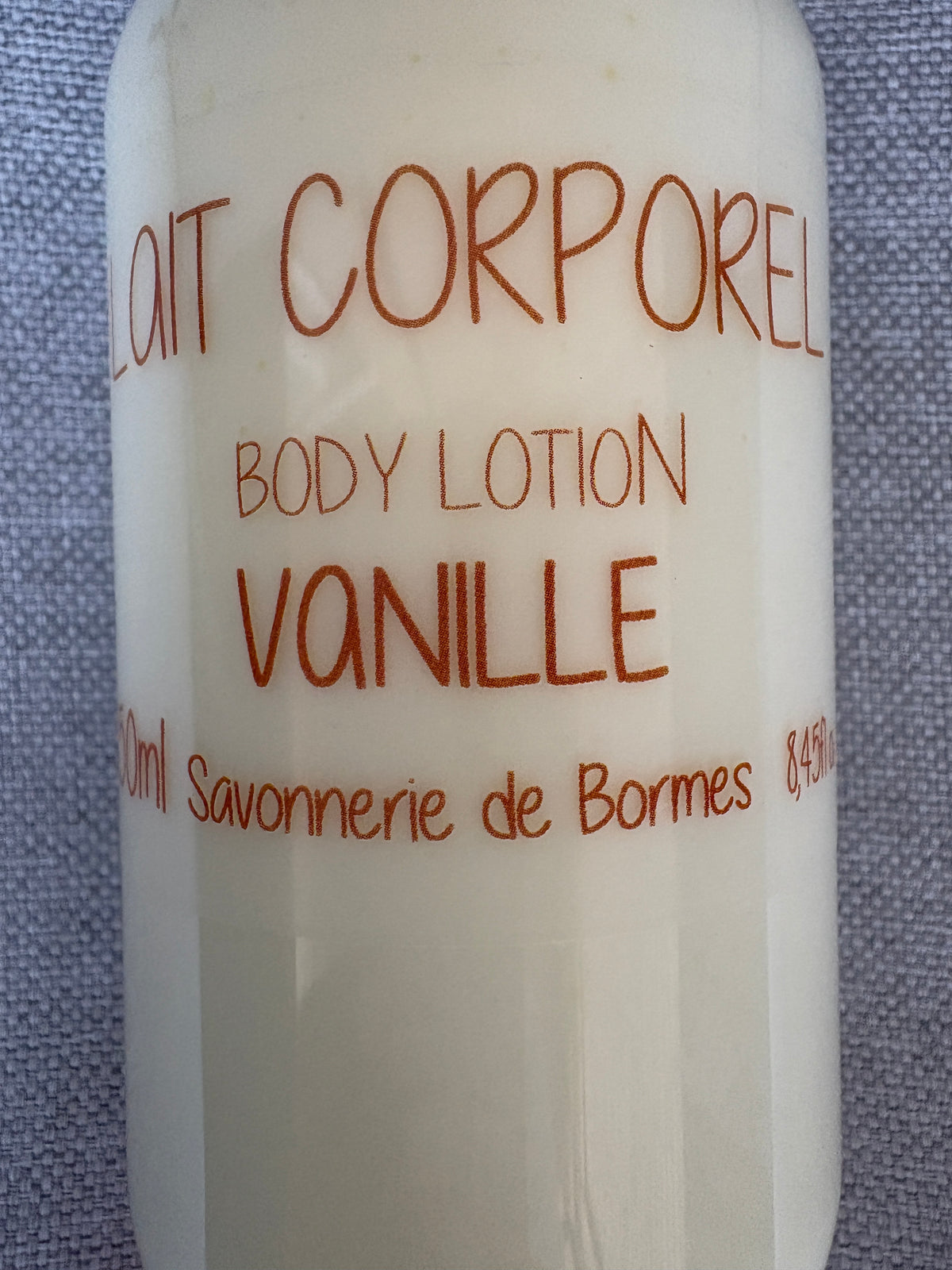 Latte corpo vaniglia