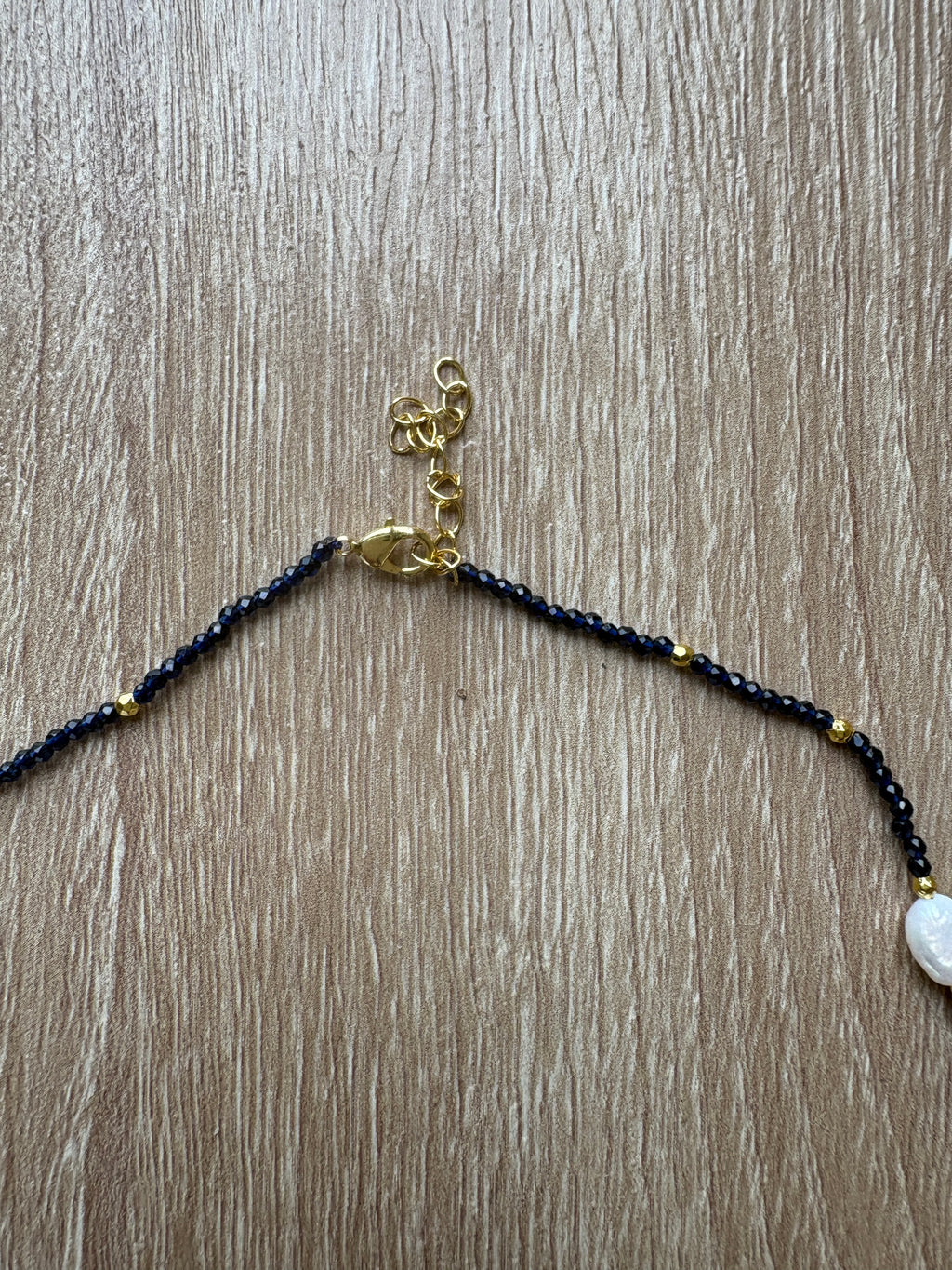 Collana cristalli e perle di fiume