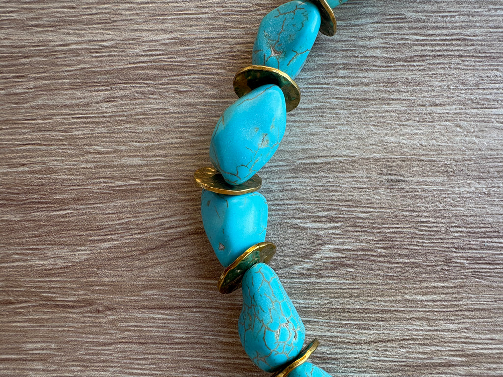 Collana maxi tourquise