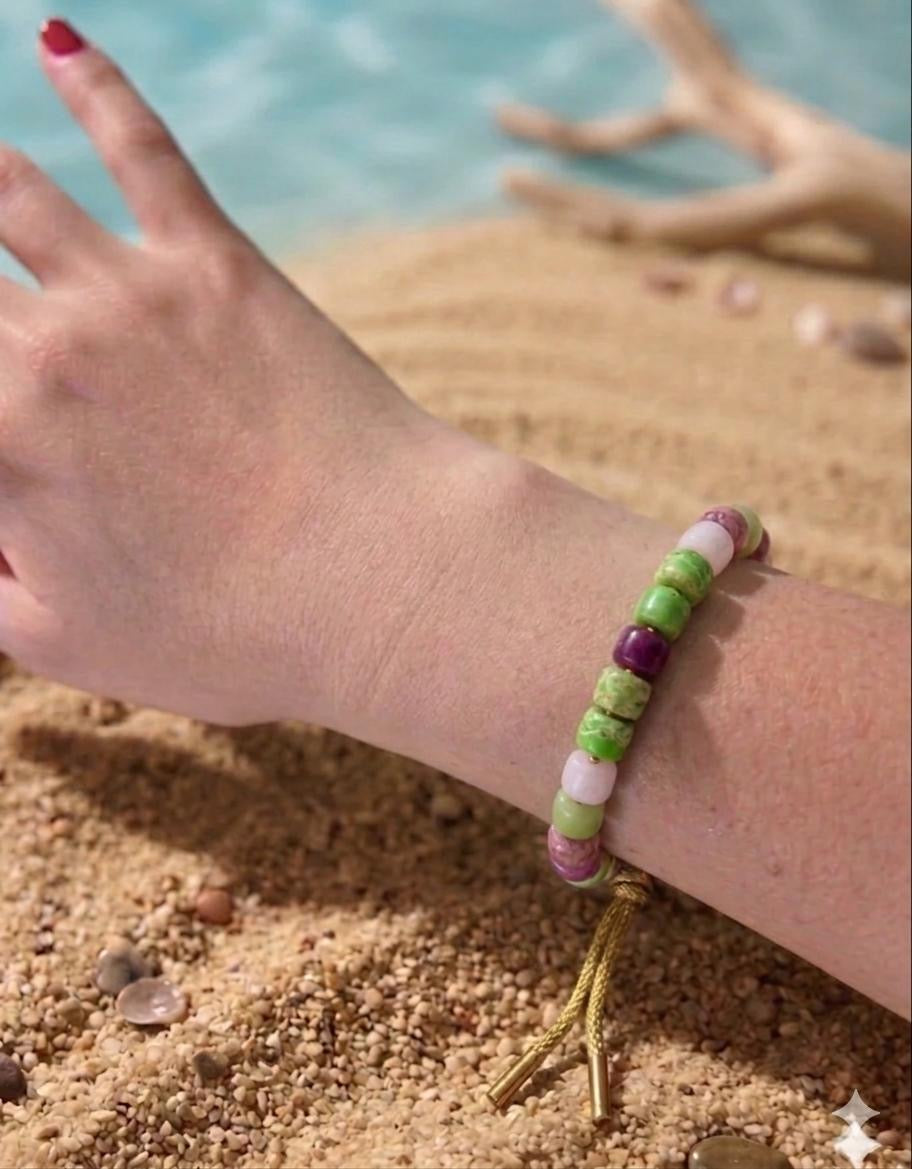 Bracciale beads colorati