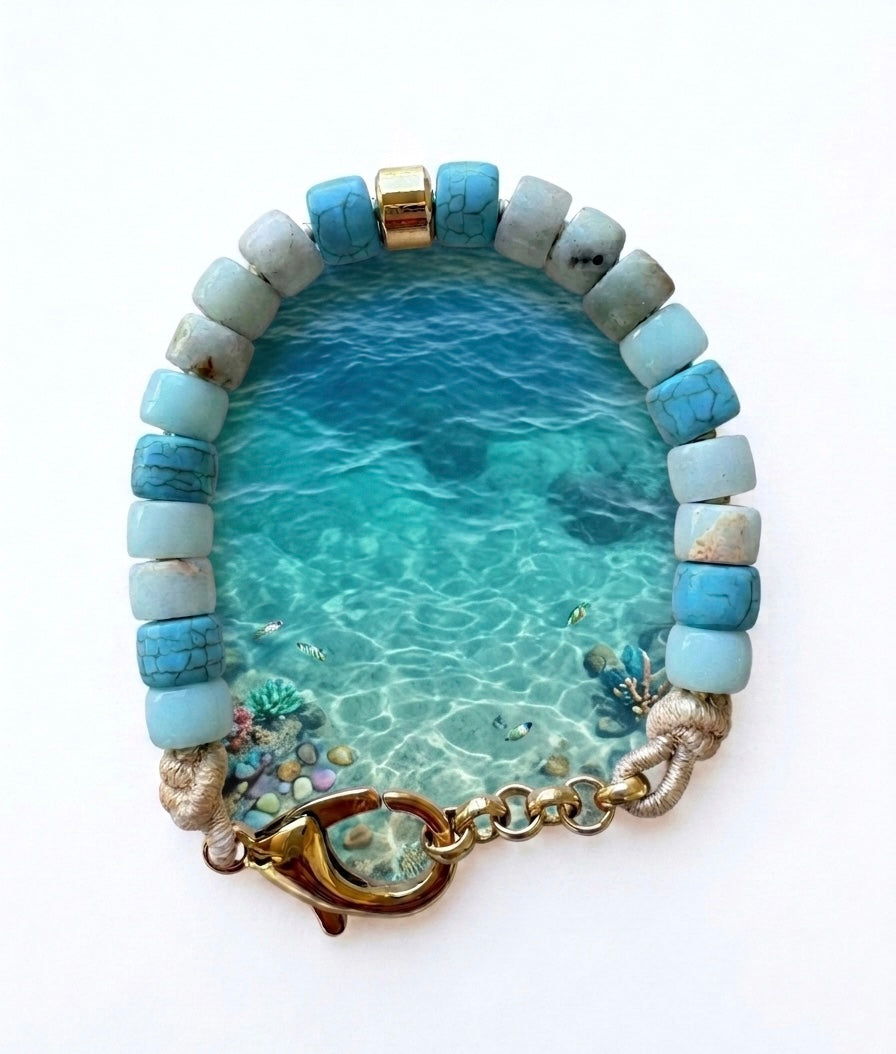 Bracciale beads colorati
