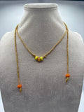 Collana con beads colorati