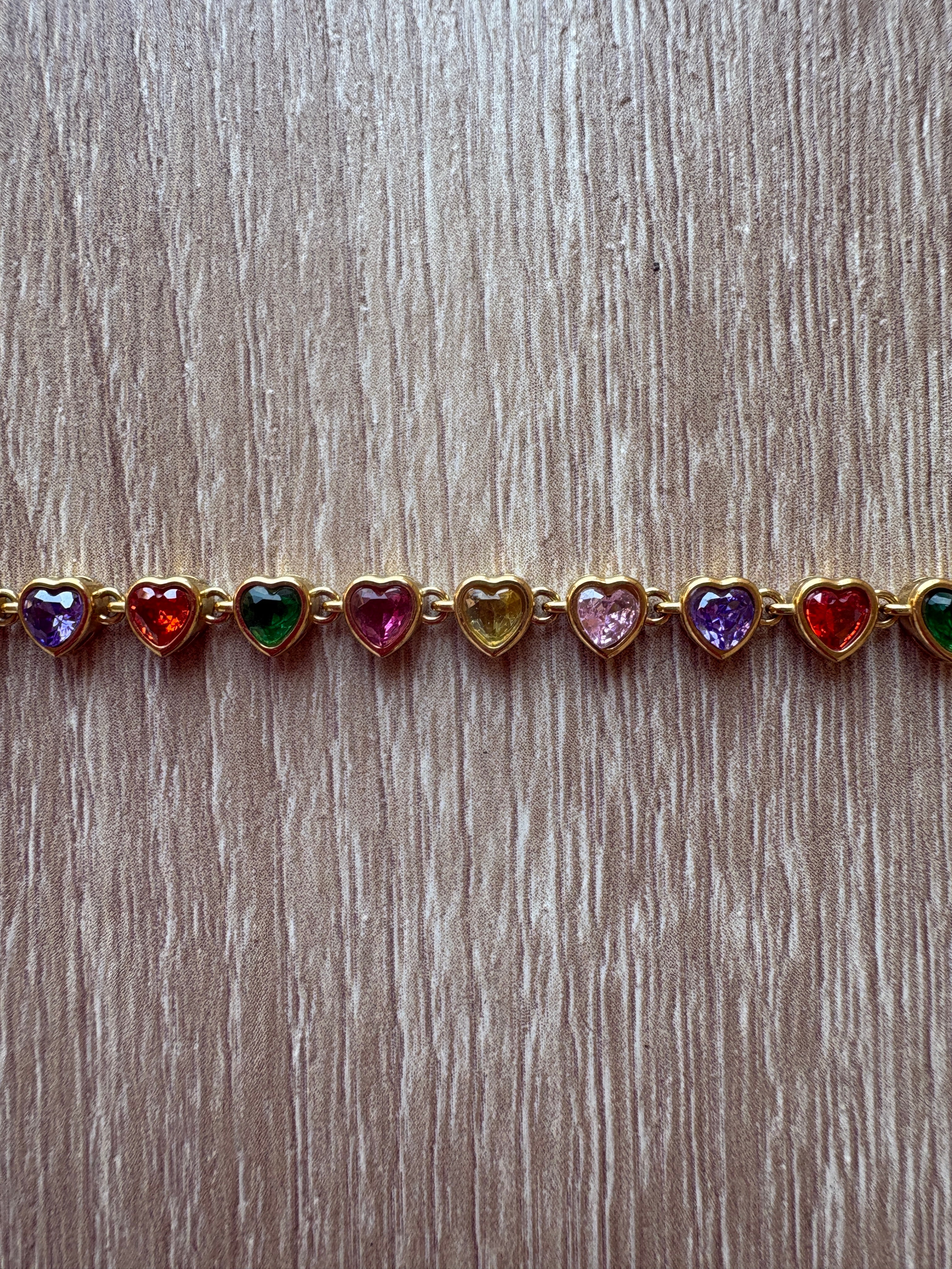 Bracciale tennis Heart Multicolor