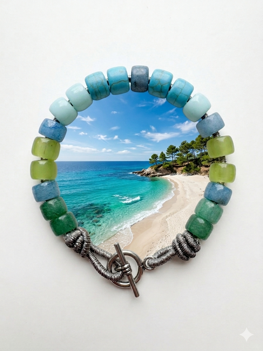 Bracciale beads colorati