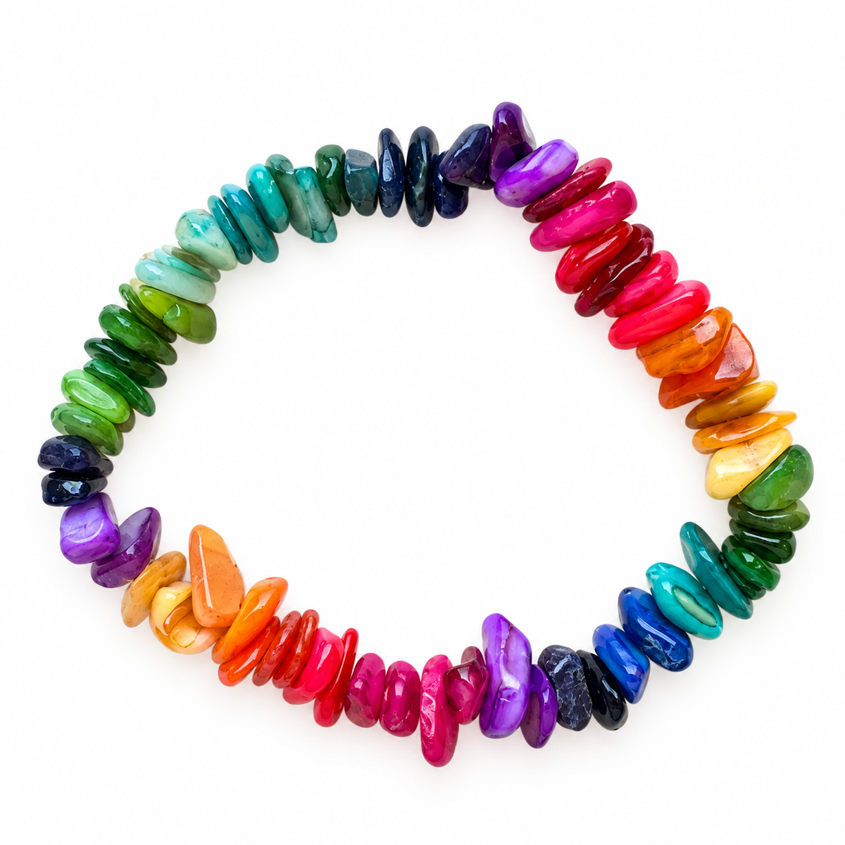 Bracciale scaglie madreperla arcobaleno
